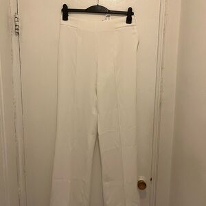 Zara white seamed pants size M